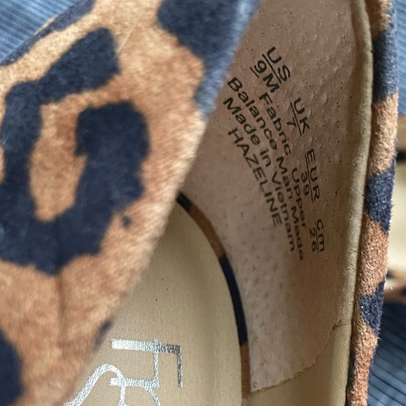 COPY - Franco Sarto size 9 d’Orsay flats new without tags Leopard print - Picture 8 of 8